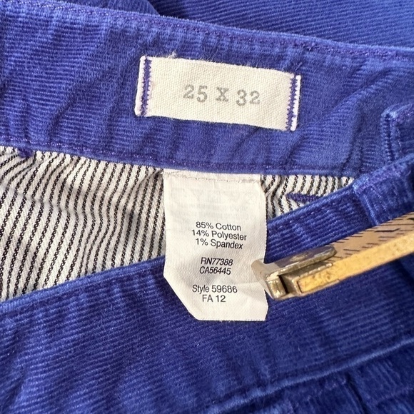 Madewell periwinkle soft floor size 25X 32 long pants - Picture 6 of 7